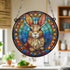 Rabbit Stained Glass Effect Suncatcher